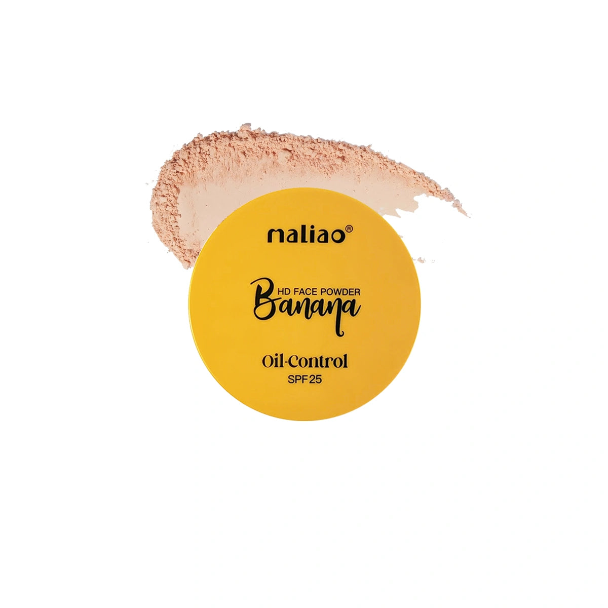 Maliao Banana HD 2 IN 1 Oil-Control Face Powder Compact - Matte Finish